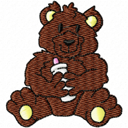 Kids And Toys Embroidery Design 2